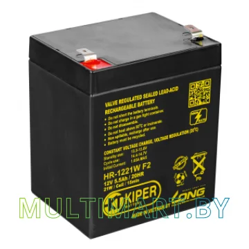 Аккумулятор для ИБП Kiper HR-1221W F2 (12В/5.5 А·ч)